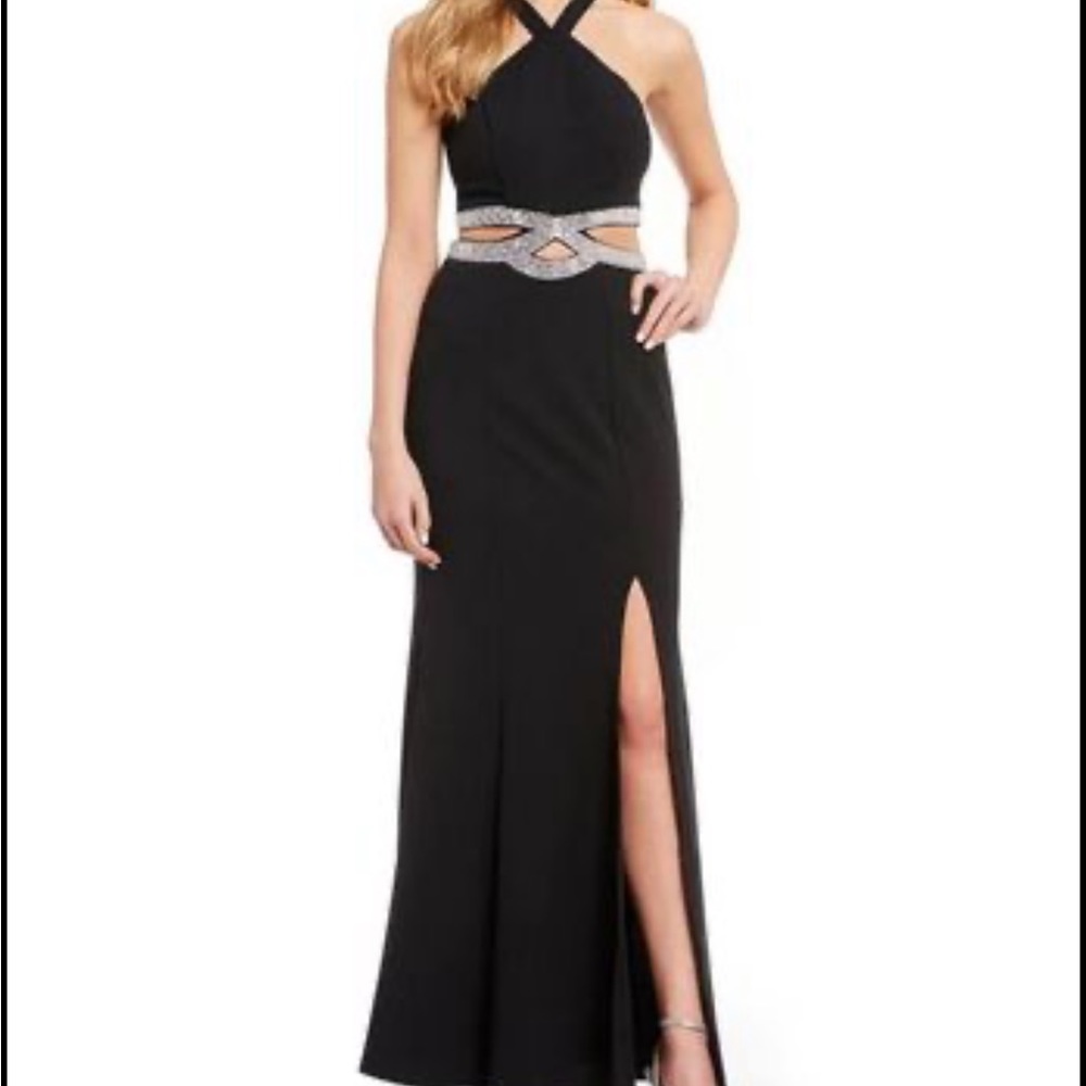 Long black dress